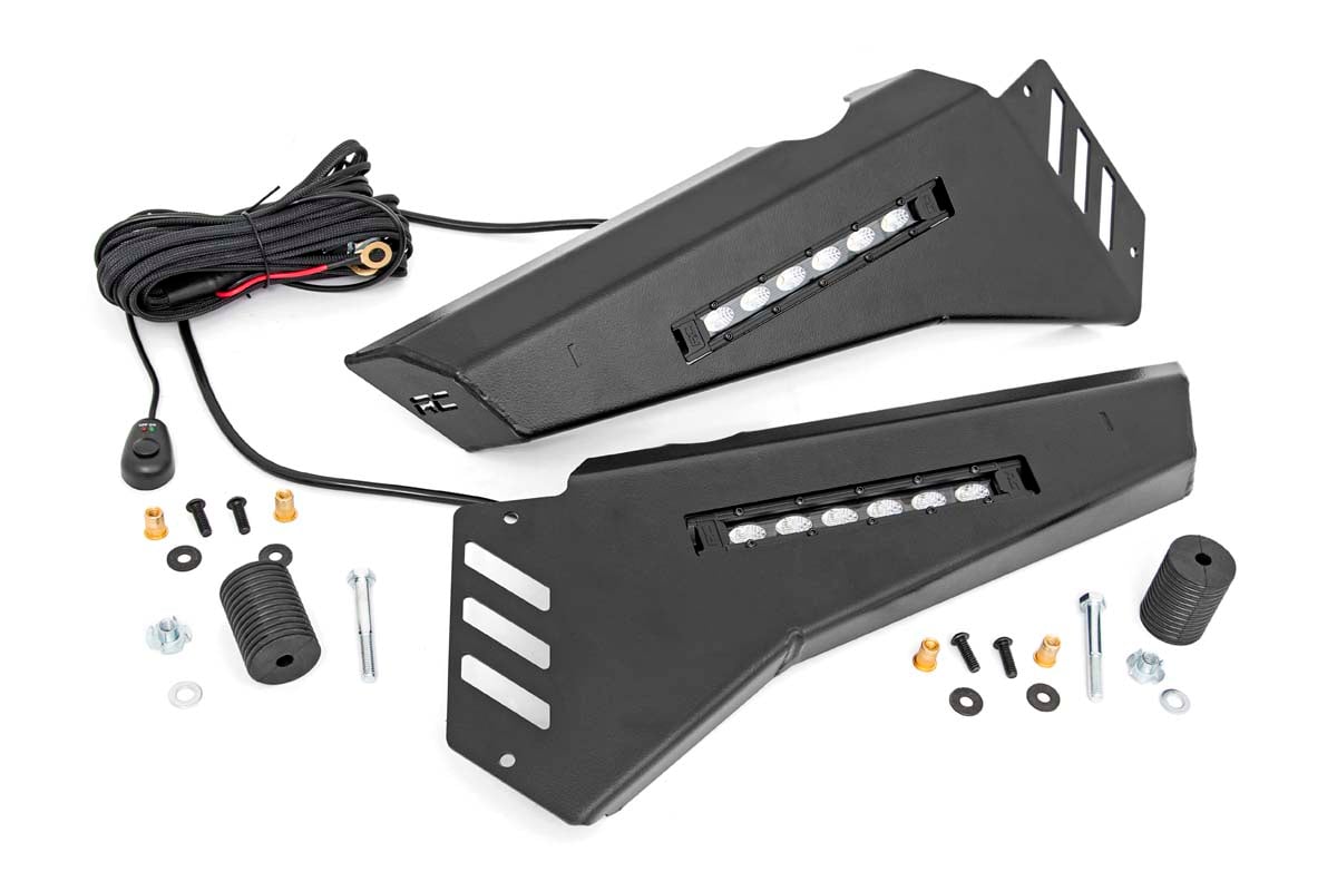Bumper Wings | Stinger | 6" Led Combo | Honda Pioneer 1000 by Rough Country
