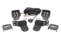LED Light Kit | Cage Mount | 2" Black Pair | White DRL | Polaris General XP 4 1000 by Rough Country