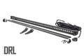 LED Light Kit | Lower Windshield | 50" Black Single Row | White DRL | Polaris General XP 4 1000 by Rough Country