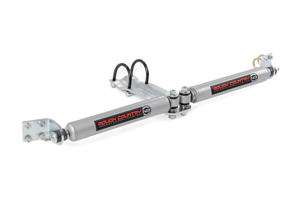 N3 Steering Stabilizer | Dual | 2-8 Inch Lift | Ram 1500 4WD (1994-1999) by Rough Country