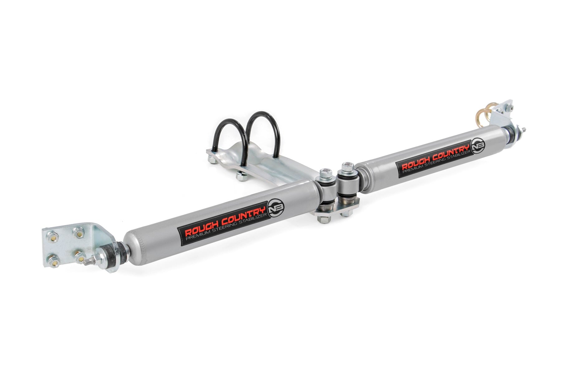 N3 Steering Stabilizer | Dual | 2-8 Inch Lift | Ram 1500 4WD (1994-1999) by Rough Country