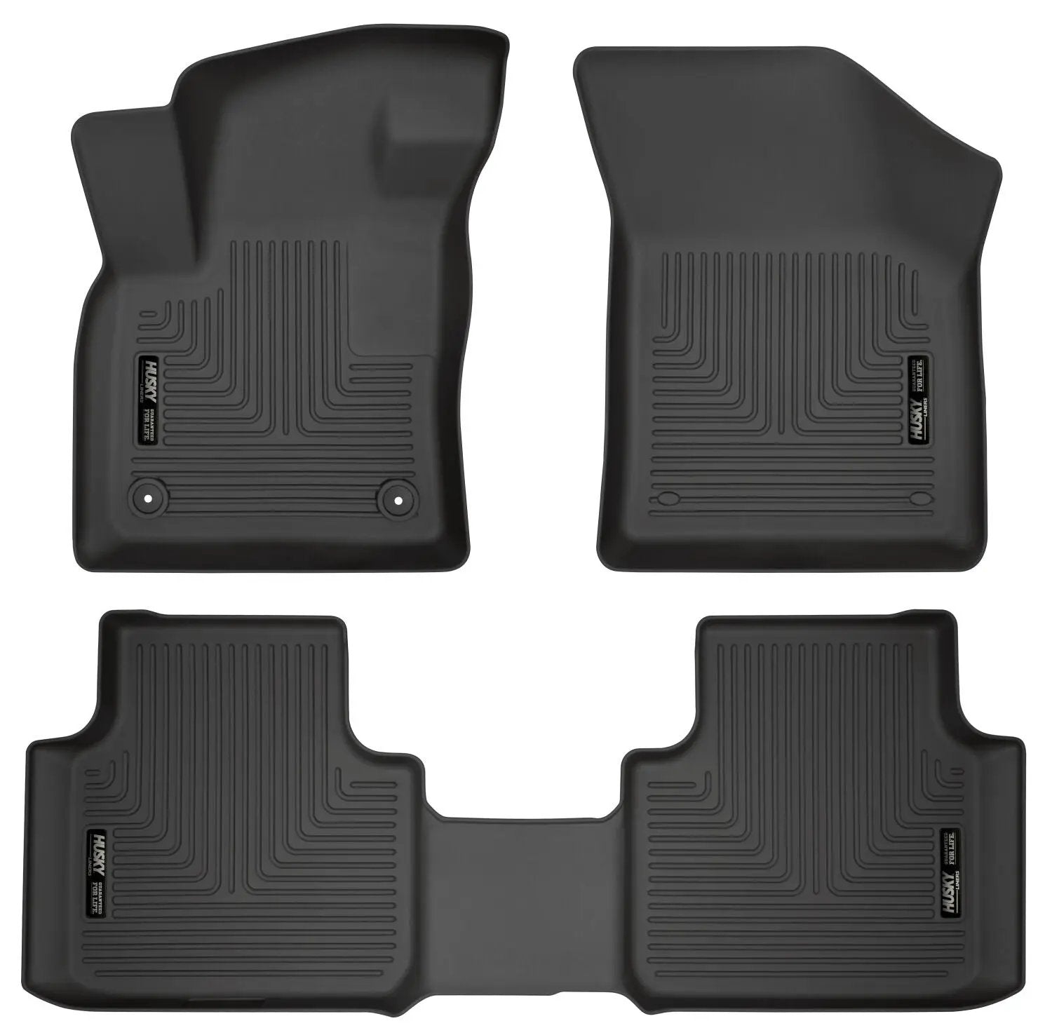 Weatherbeater - Front & 2nd Seat Floor Liners by Husky Liners