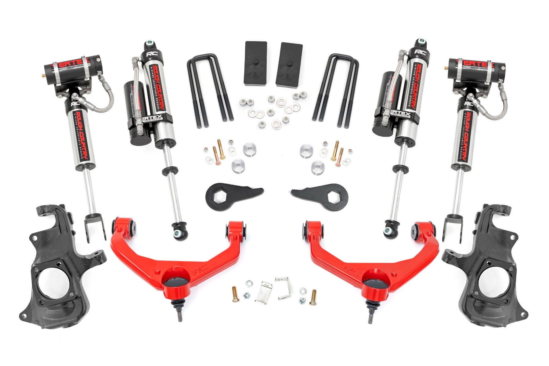 3.5 Inch Lift Kit | Knuckle | Vertex | w/ Overloads | Chevy/GMC 2500HD/3500HD (11-19) by Rough Country