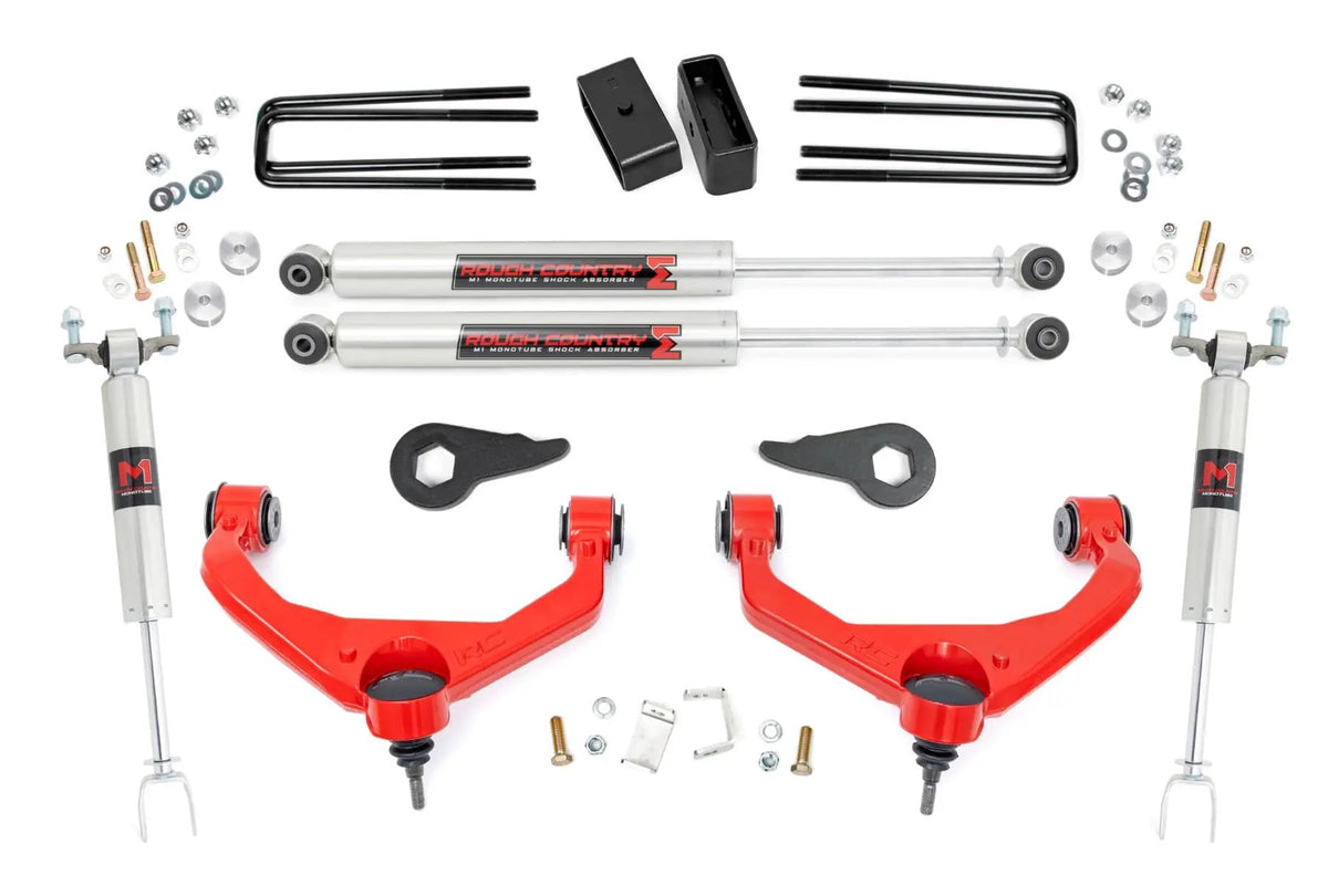 3.5 Inch Lift Kit | M1 | w/ Overloads | Chevy/GMC 2500HD/3500HD (11-19) by Rough Country