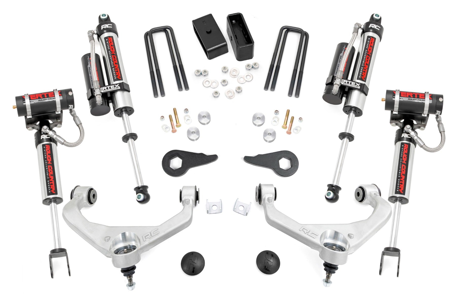 3.5 Inch Lift Kit | Vertex | w/ Overloads | Chevy/GMC 2500HD/3500HD (11-19) by Rough Country