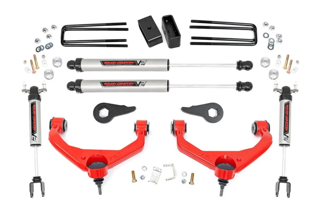 3.5 Inch Lift Kit | V2 | w/ Overloads | Chevy/GMC 2500HD/3500HD (11-19) by Rough Country