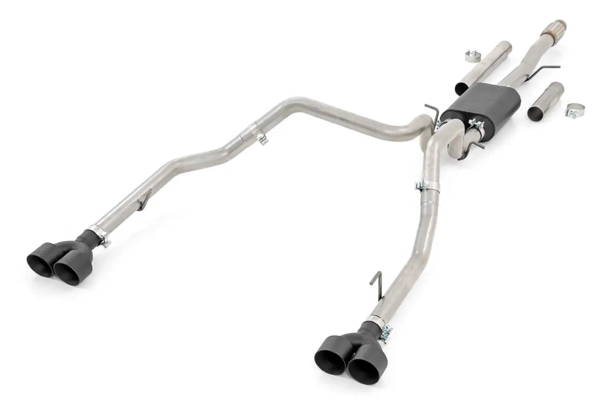 Performance Exhuast | Stainless | Crew/Dbl | RR Exit | Chevy/GMC Sierra/Silverado 1500 (19-26) 