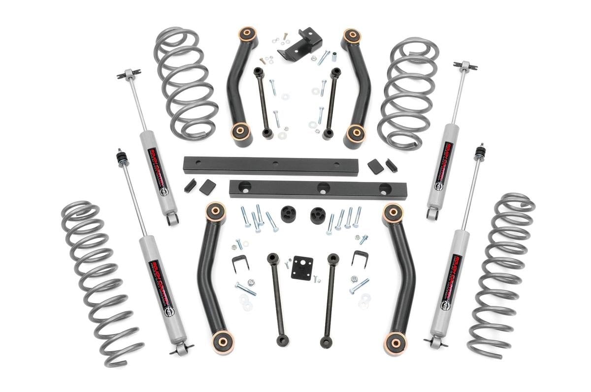4 Inch Lift Kit | Jeep Wrangler TJ (03-06)/Wrangler Unlimited (04-06) by Rough Country