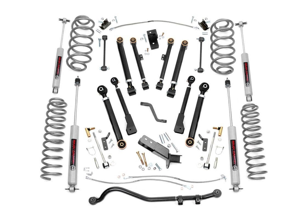 4 Inch Lift Kit | X-Series | Jeep Wrangler TJ (97-06)/Wrangler Unlimited (04-06) by Rough Country