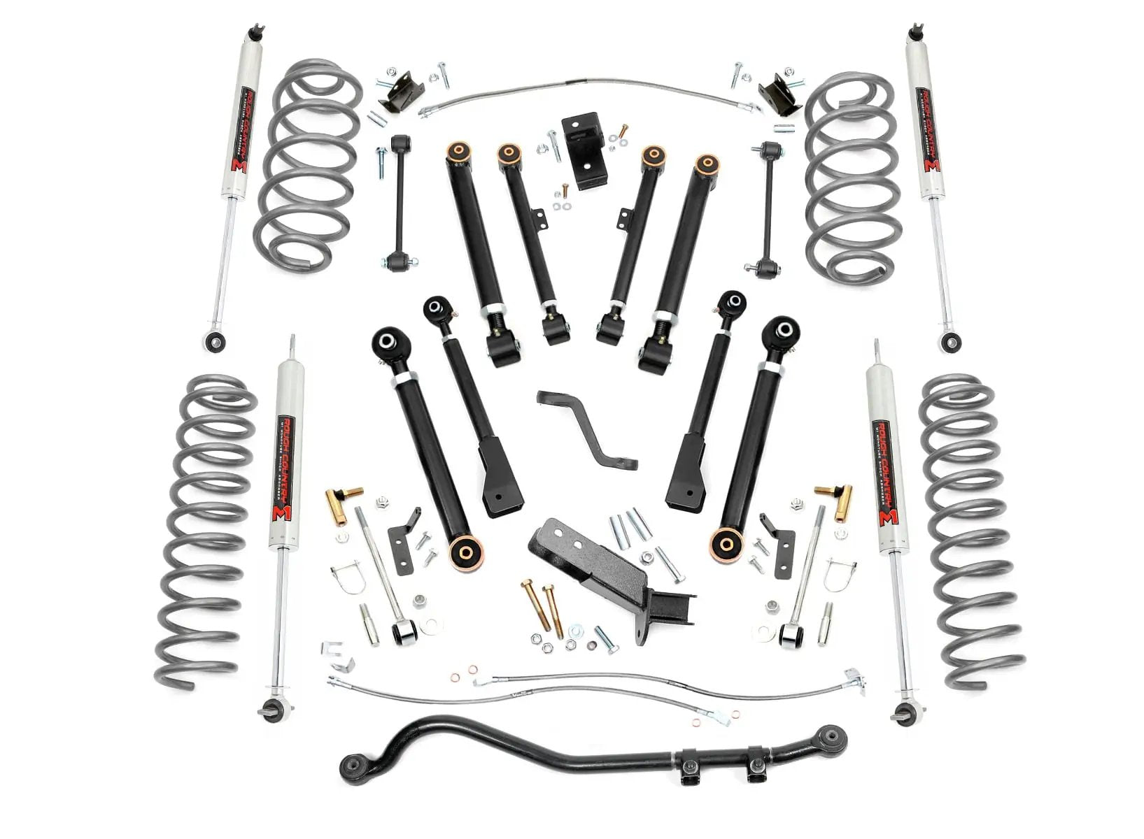 4 Inch Lift Kit | X-Series | M1 | Jeep Wrangler TJ (97-06)/Wrangler Unlimited (04-06) by Rough Country
