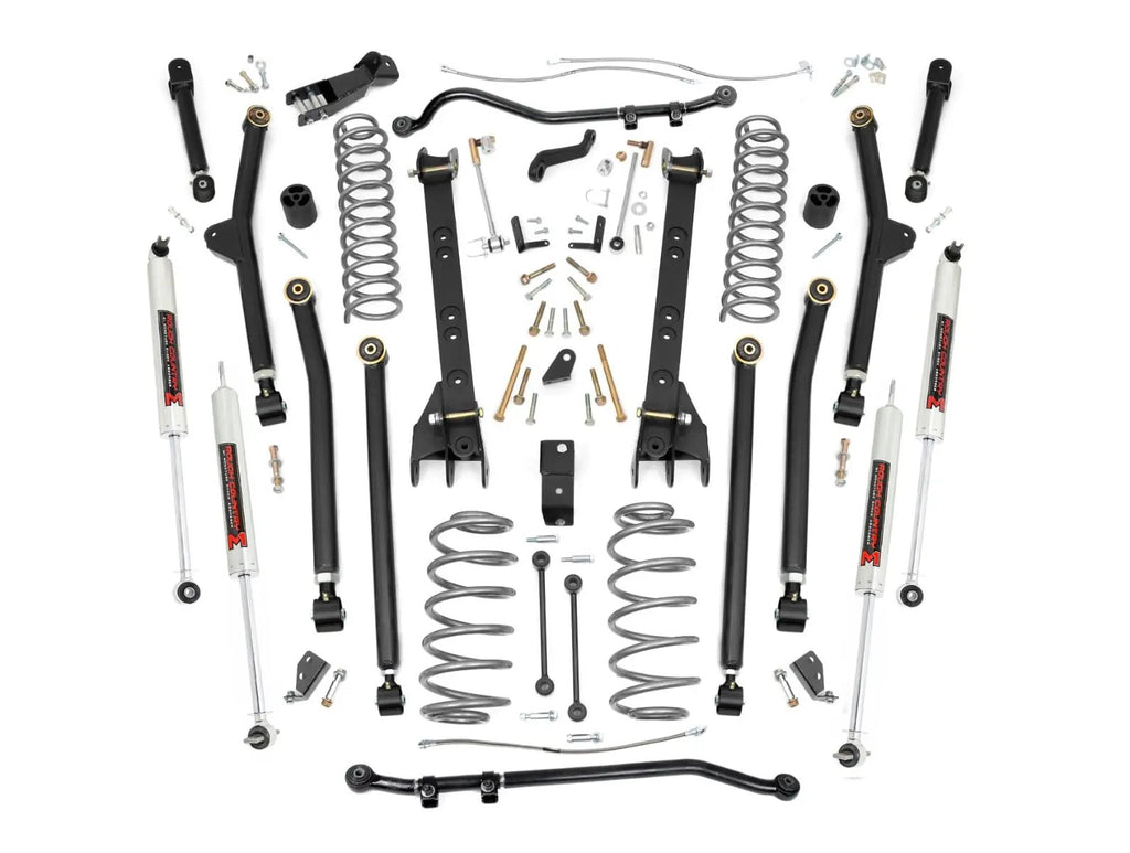 4 Inch Lift Kit | Long Arm | M1 | Jeep Wrangler TJ 4WD (1997-2006) by Rough Country