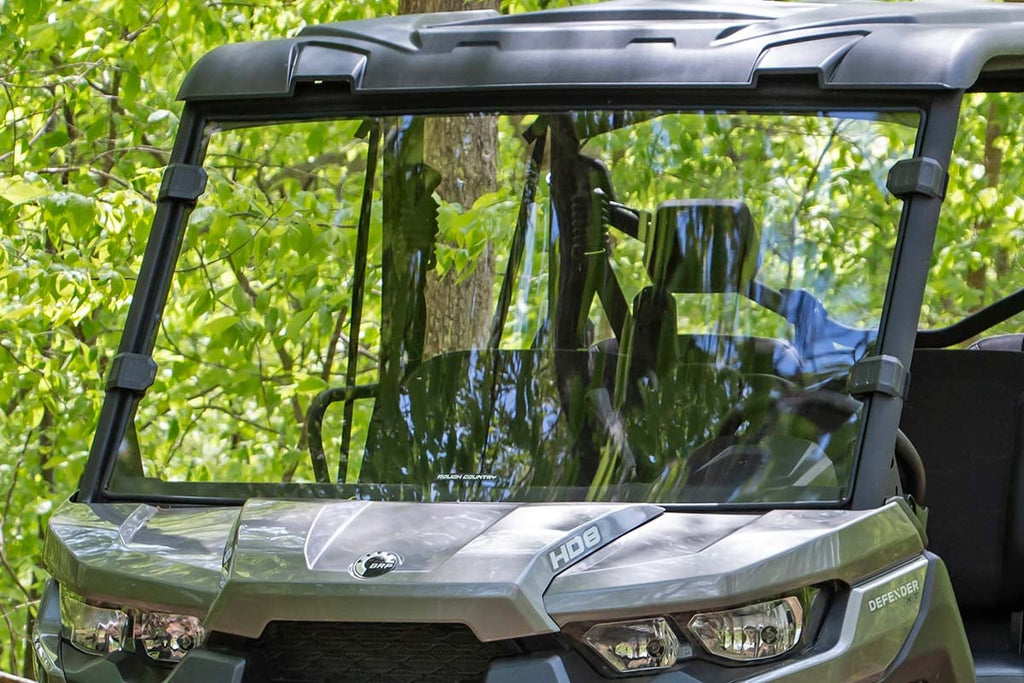 Full Windshield | Scratch Resistant | Can-Am Defender HD 8/HD 9/HD 10 by Rough Country