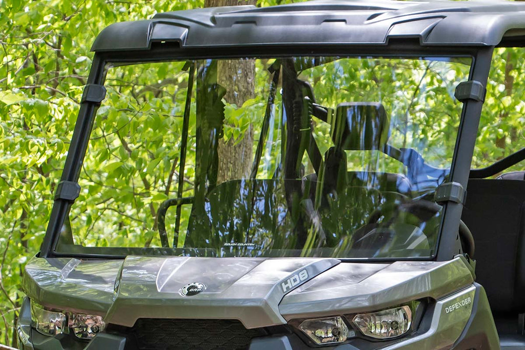 Full Windshield | Scratch Resistant | Can-Am Defender HD 8/HD 9/HD 10 by Rough Country