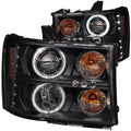 Projector Headlight Set w/Halo by ANZO USA