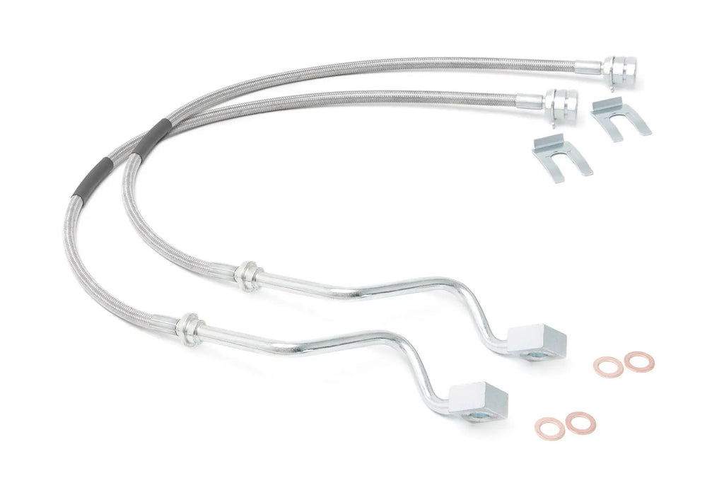 Brake Lines | Stainless | FR | 4-8 Inch Lift | Ford F-250/F-350 Super Duty (99-04) by Rough Country