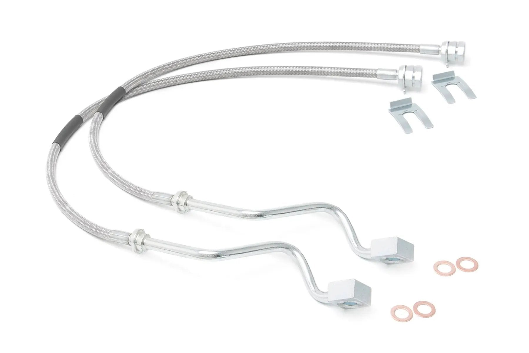 Brake Lines | Stainless | FR | 4-8 Inch Lift | Ford F-250/F-350 Super Duty (99-04) by Rough Country