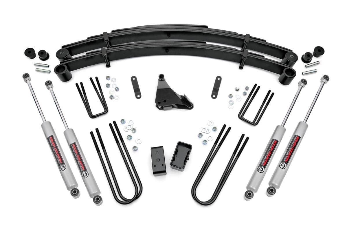 4 Inch Lift Kit | Rear Blocks | Ford F-250/F-350 Super Duty 4WD (1999-2004) by Rough Country