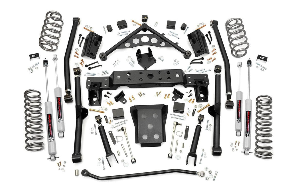 4 Inch Lift Kit | Long Arm | Jeep Grand Cherokee WJ 4WD (1999-2004) by Rough Country