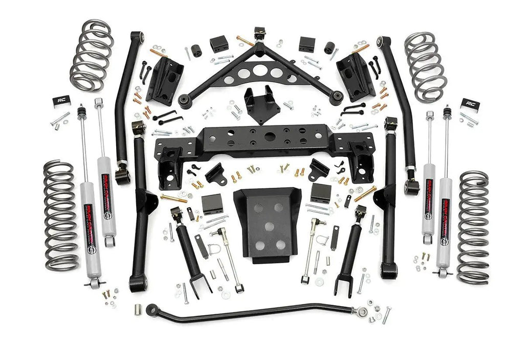 4 Inch Lift Kit | Long Arm | Jeep Grand Cherokee WJ 4WD (1999-2004) by Rough Country