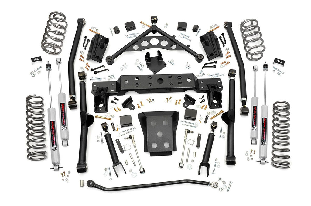 4 Inch Lift Kit | Long Arm | Jeep Grand Cherokee WJ 4WD (1999-2004) by Rough Country