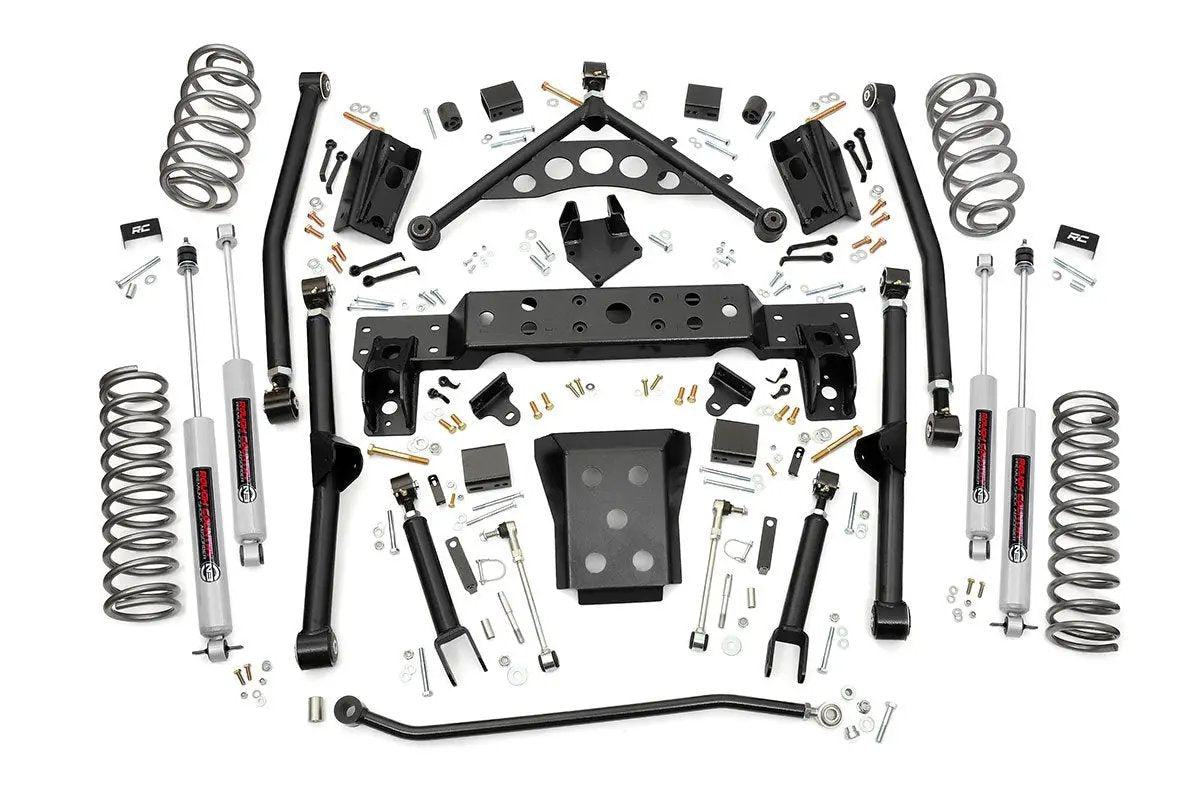 4 Inch Lift Kit | Long Arm | Jeep Grand Cherokee WJ 4WD (1999-2004) by Rough Country