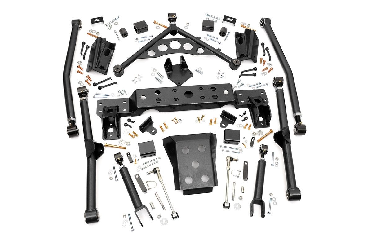 Long Arm Upgrade Kit | 4 Inch Lift | Jeep Grand Cherokee WJ 4WD (1999-2004) by Rough Country