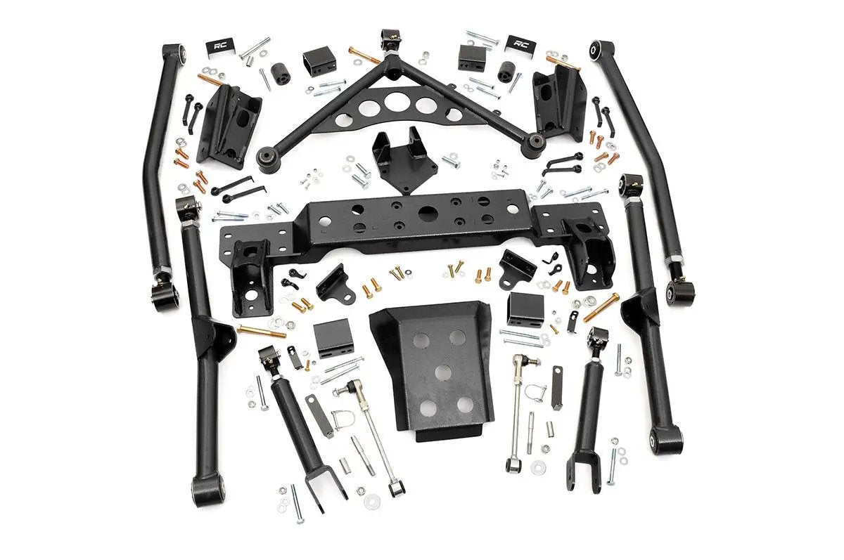 Long Arm Upgrade Kit | 4 Inch Lift | Jeep Grand Cherokee WJ 4WD (1999-2004) by Rough Country