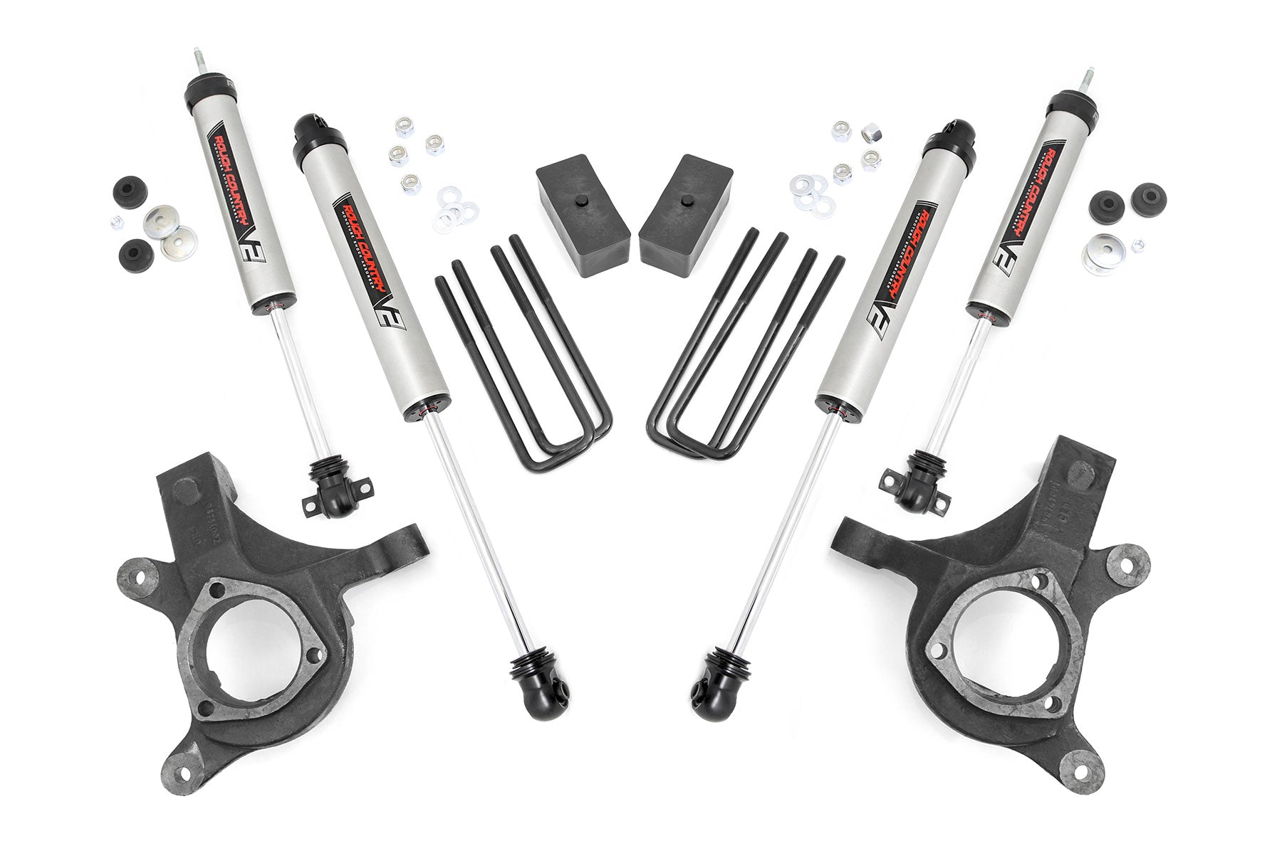3 inch Lift Kit | V2 | Chevy Silverado & GMC Sierra 1500 2WD (1999-2006 & Classic) by Rough Country