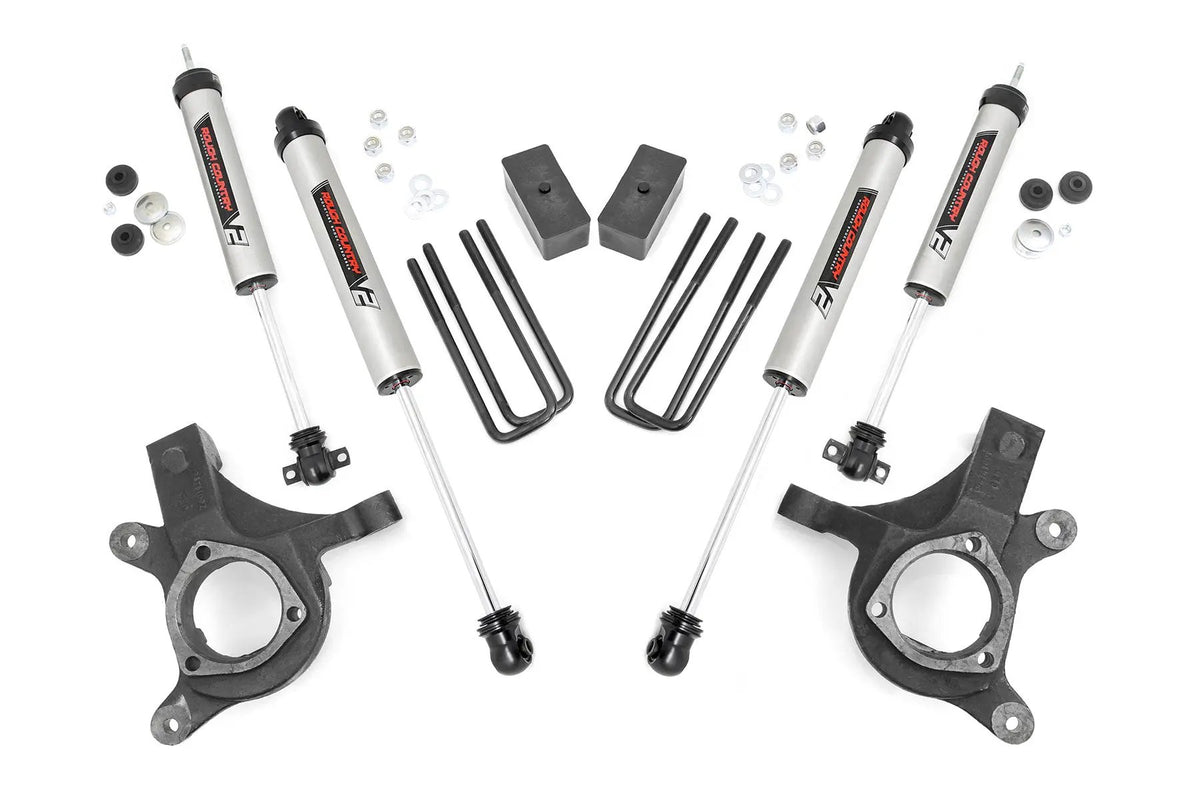 3 inch Lift Kit | V2 | Chevy Silverado & GMC Sierra 1500 2WD (1999-2006 & Classic) by Rough Country