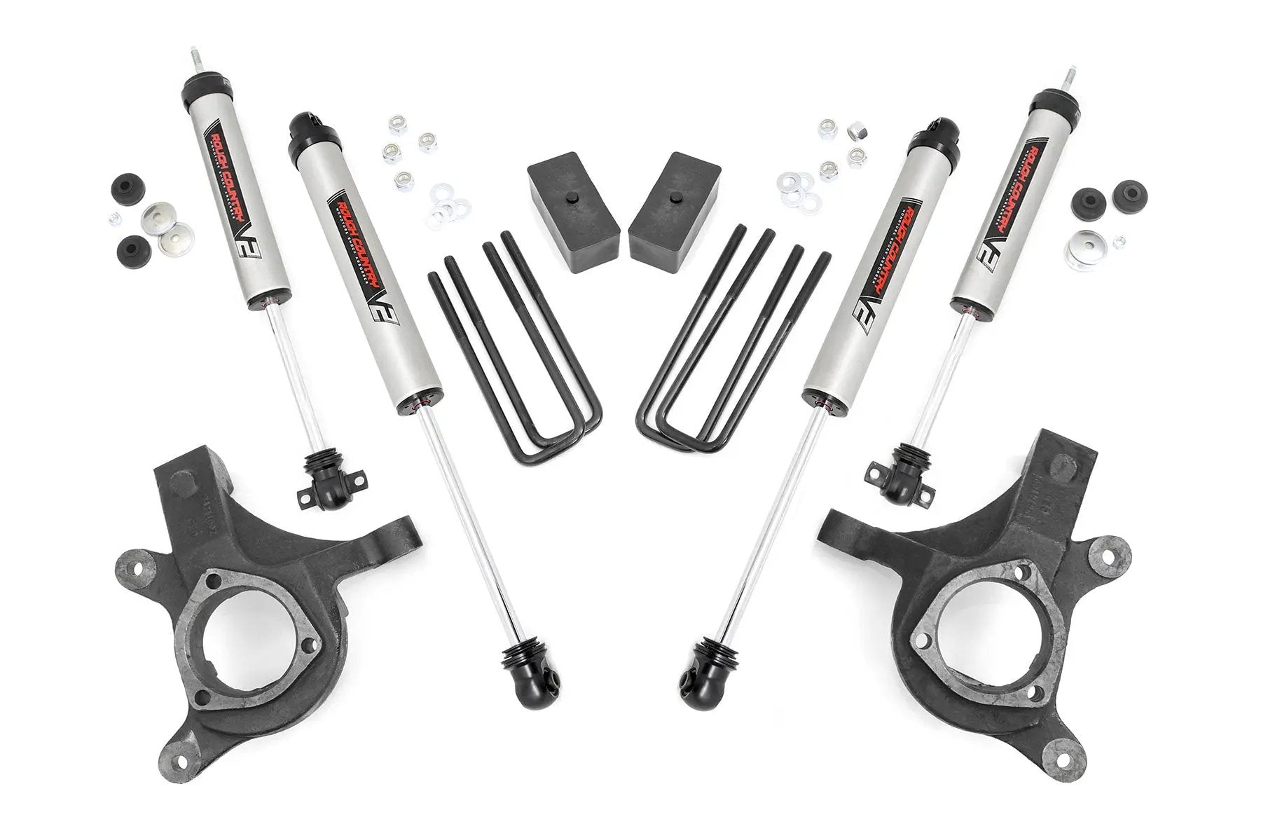 3 inch Lift Kit | V2 | Chevy Silverado & GMC Sierra 1500 2WD (1999-2006 & Classic) by Rough Country