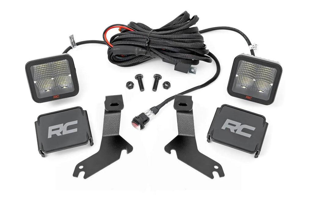 LED Light Kit | Ditch Mount | 2" Spectrum Pair | Spot | Chevy Silverado 1500 (99-06)/Tahoe (00-06) by Rough Country