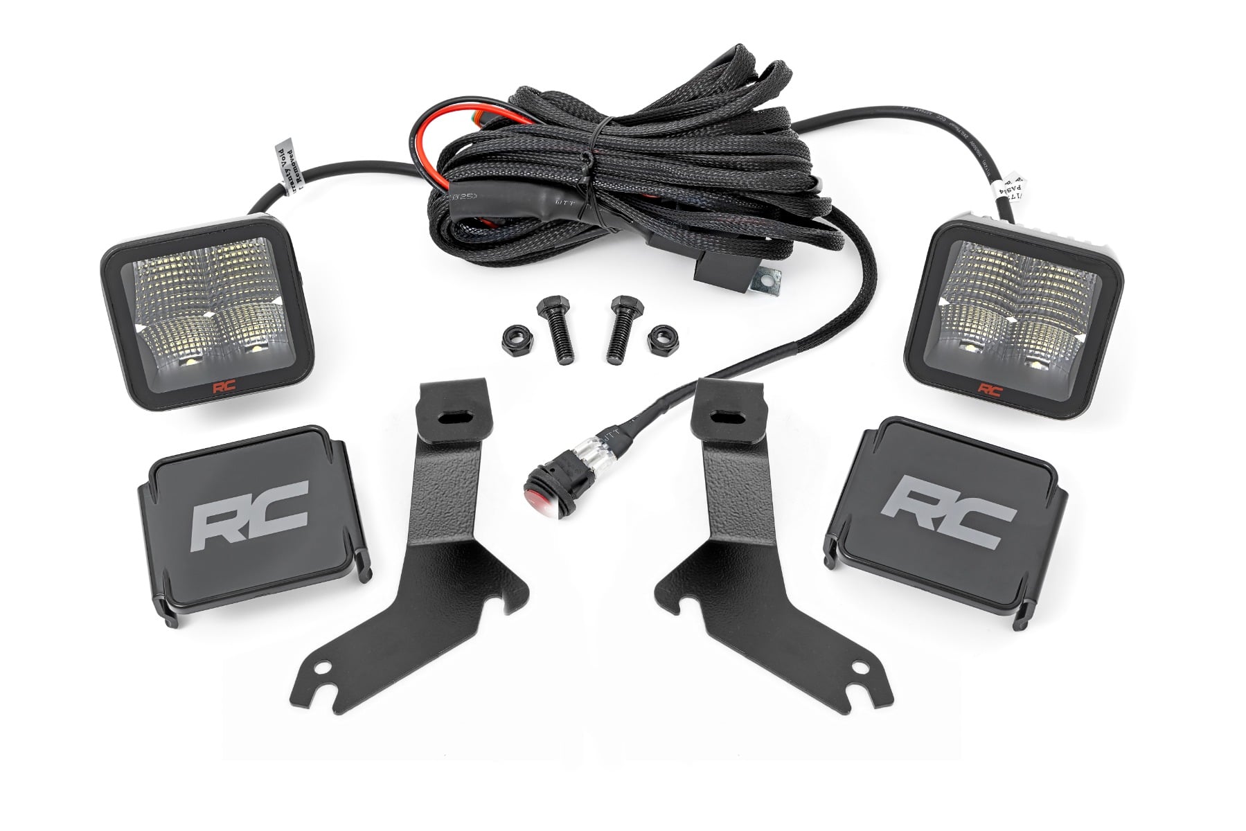 LED Light Kit | Ditch Mount | 2" Spectrum Pair | Spot | Chevy Silverado 1500 (99-06)/Tahoe (00-06) by Rough Country