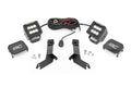 LED Light Kit | Ditch Mount | 2" Black Pair | Flood | Chevy Silverado 1500 (99-06)/Tahoe (00-06) by Rough Country