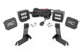 LED Light Kit | Ditch Mount | 2" Black Pair | Spot | Chevy Silverado 1500 (99-06)/Tahoe (00-06) by Rough Country