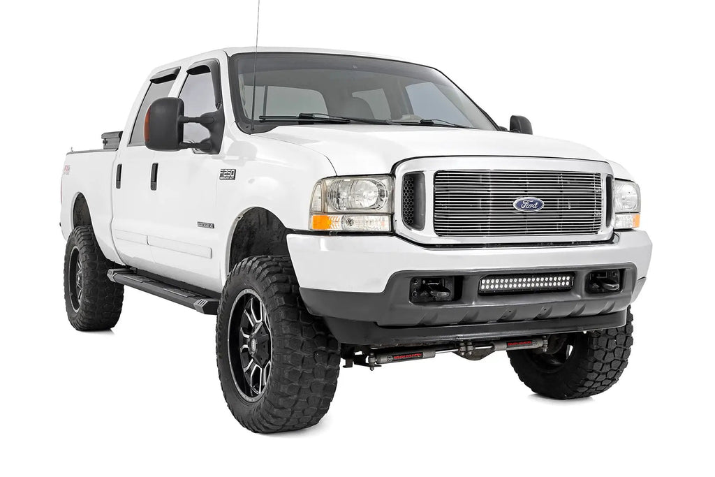 HD2 Aluminum Running Boards | Super Crew Cab | Ford F-250/F-350 Super Duty (99-16) by Rough Country