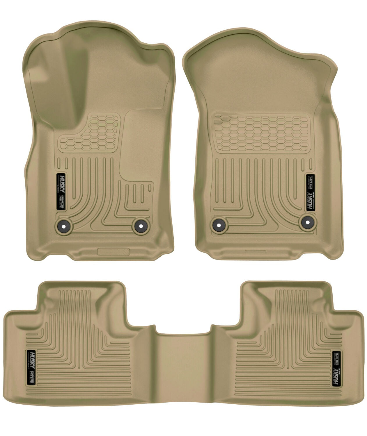 Husky Weatherbeater Front & 2nd Seat Floor Liners 99153 by Husky Liners