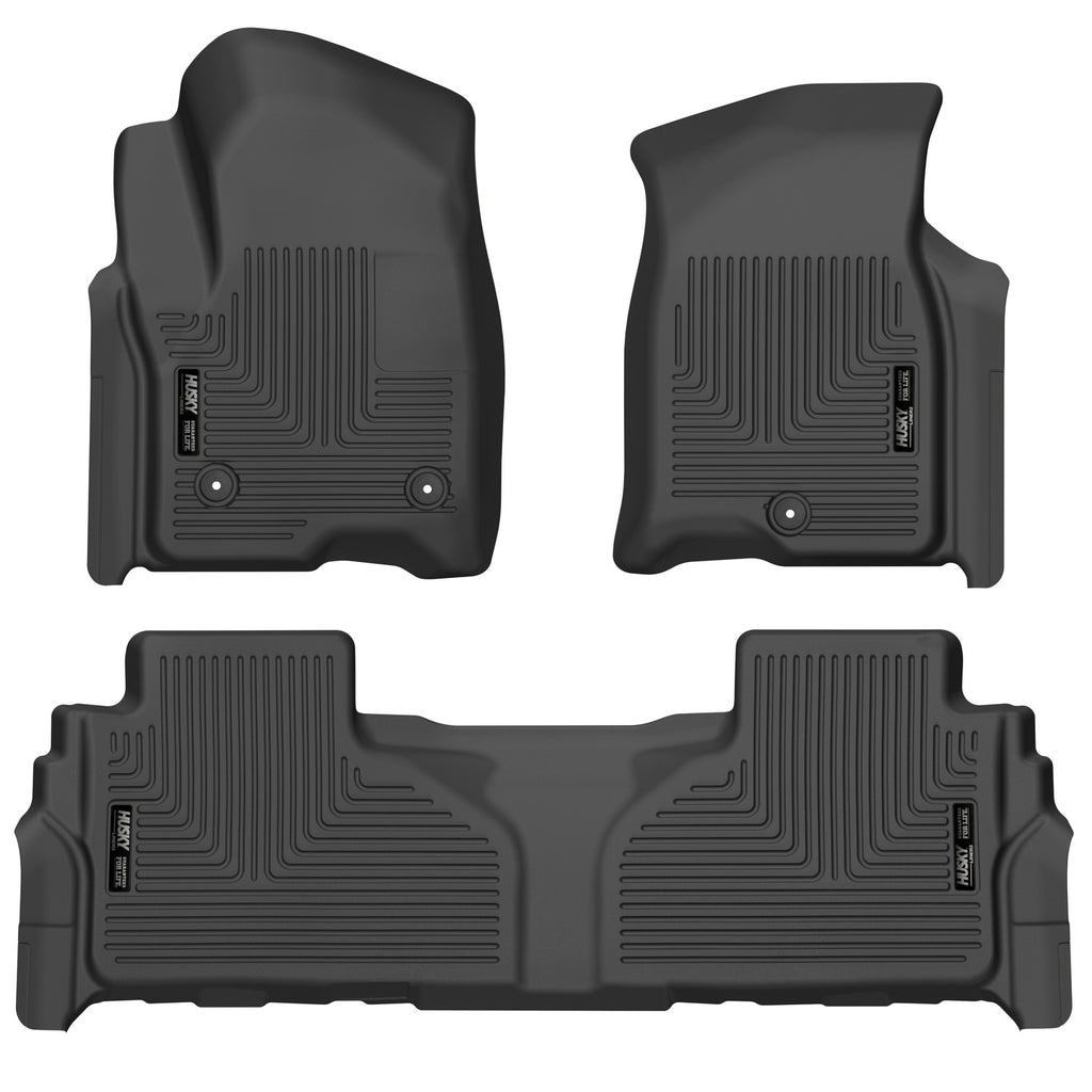 Husky Weatherbeater Front & 2nd Seat Floor Liners (Footwell Coverage) 99241 by Husky Liners