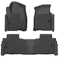 Weatherbeater - Front & 2nd Seat Floor Liners (Footwell Coverage) by Husky Liners