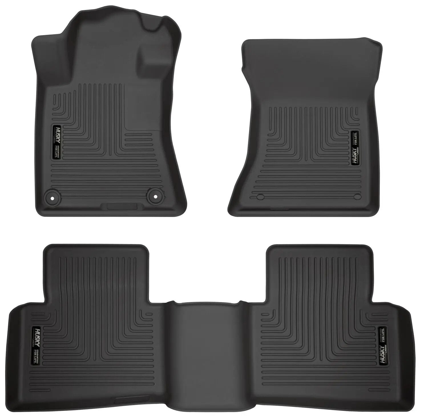 Weatherbeater - Front & 2nd Seat Floor Liners by Husky Liners