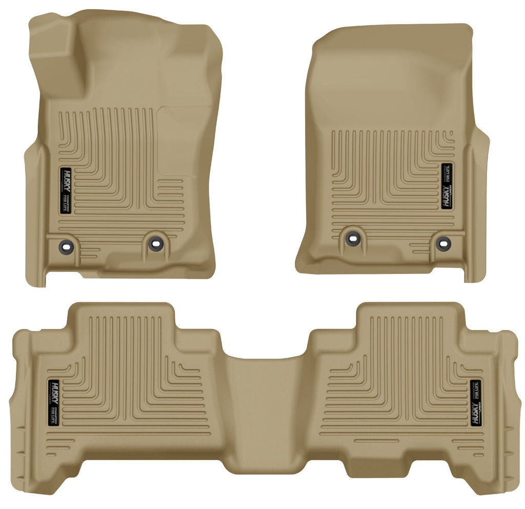 Husky Liners Weatherbeater - Front & 2nd Seat Floor Liners 99573 by Husky Liners
