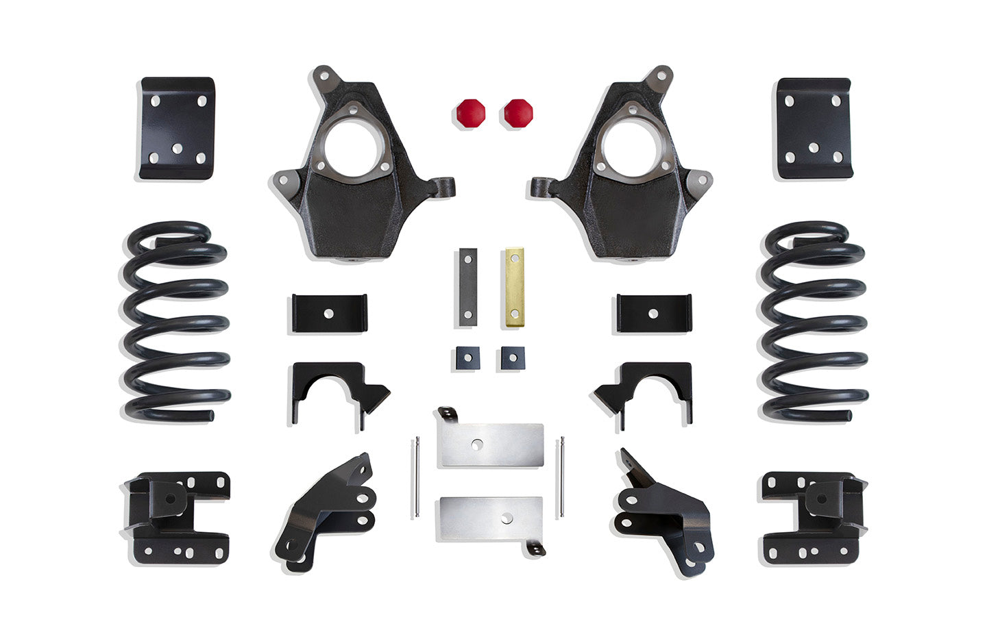 4"/6" LOWERING KIT (MAGNERIDE, EXT/CREW CAB, CAST STEEL ARMS) by MaxTrac
