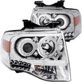 Projector Headlight Set w/Halo by ANZO USA