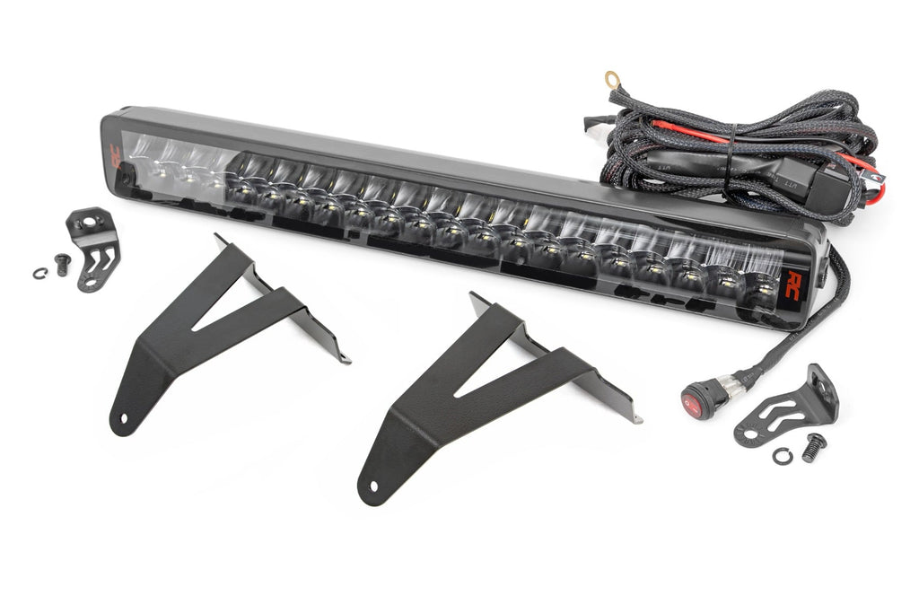 LED Light Kit | Bumper Mount | 20" Spectrum Dual Row | Ram 1500 (19-24) by Rough Country