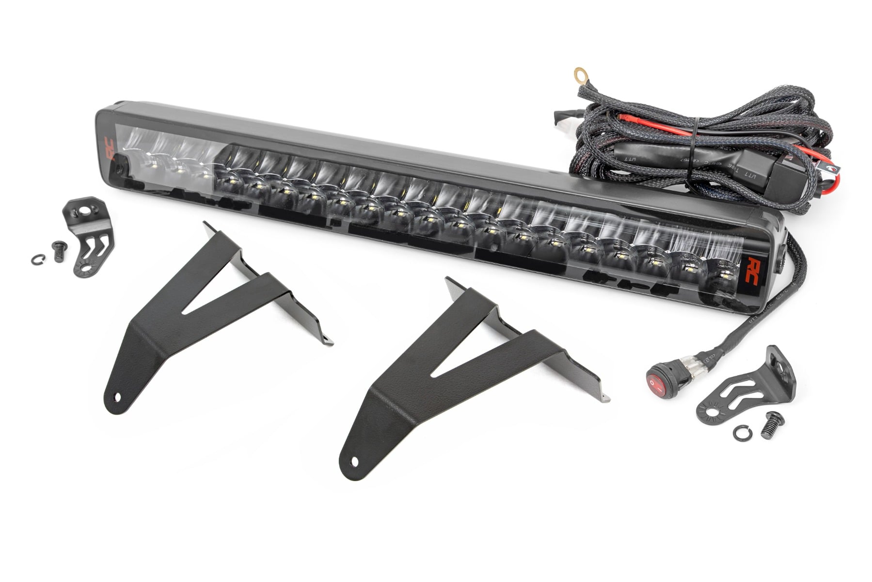 LED Light Kit | Bumper Mount | 20" Spectrum Dual Row | Ram 1500 (19-24) by Rough Country