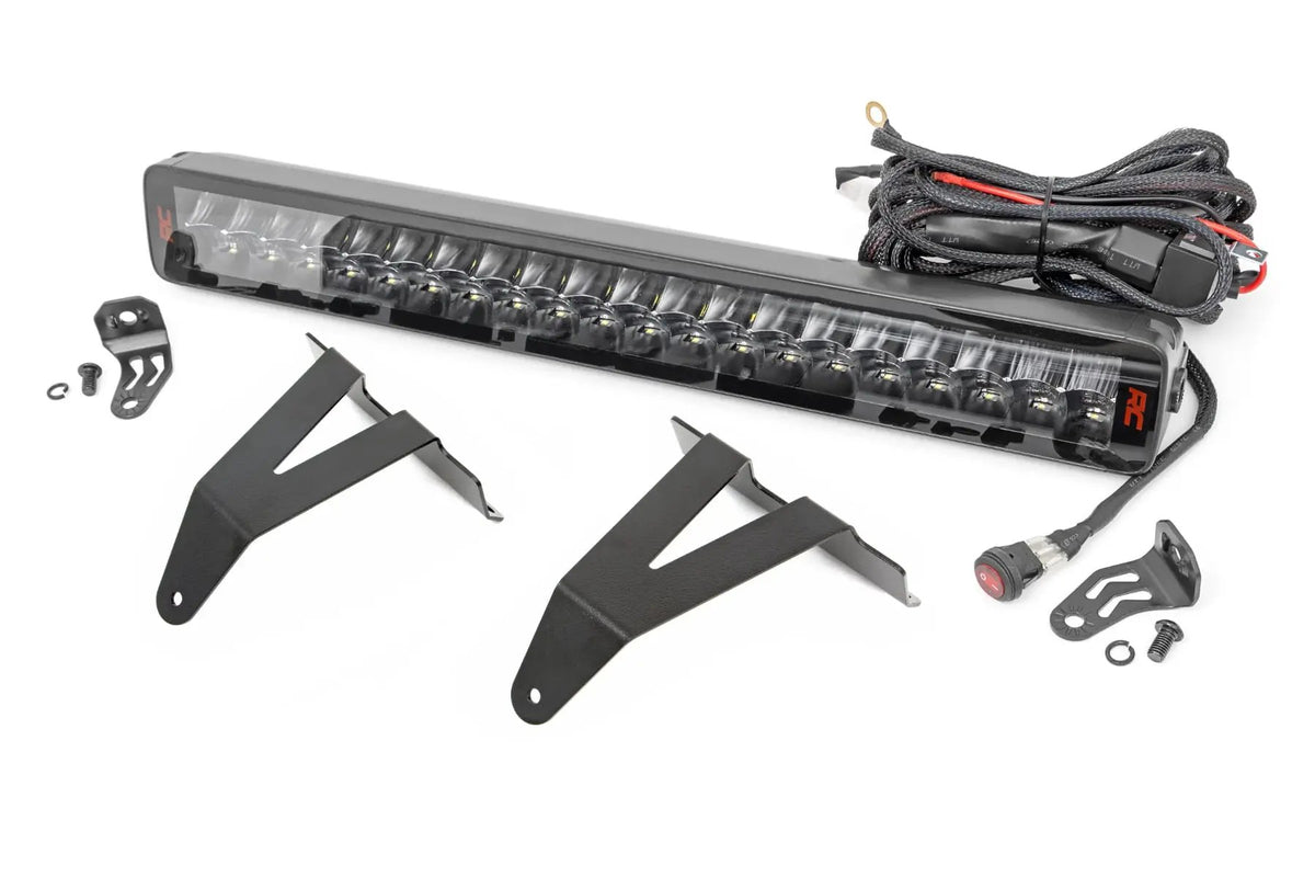 LED Light Kit | Bumper Mount | 20" Spectrum Dual Row | Ram 1500 (19-24) by Rough Country