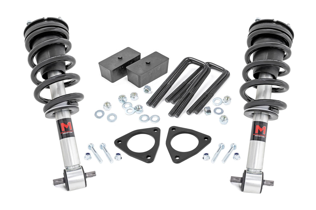 2.5 Inch Lift Kit | Alu/Cast Steel | M1 Strut | Chevy/GMC 1500 (07-18) by Rough Country