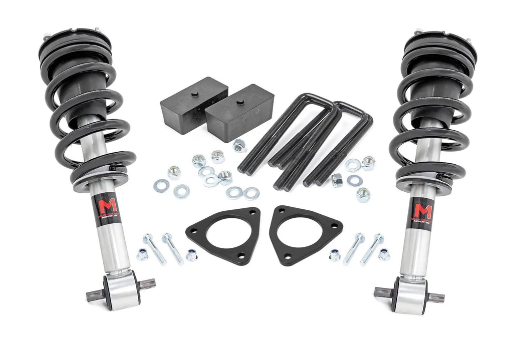 2.5 Inch Lift Kit | Alu/Cast Steel | M1 Strut | Chevy/GMC 1500 (07-18) by Rough Country