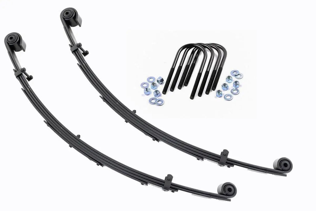 Front Leaf Springs | 4" Lift | Pair | Ford Excursion/F-250 Super Duty/F-350 Super Duty 4WD by Rough Country