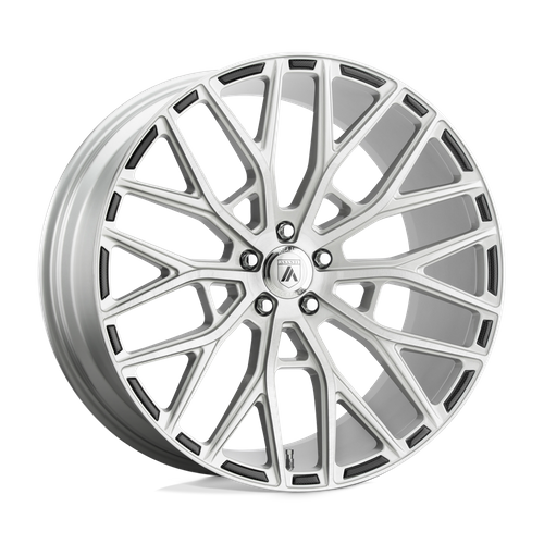 ABL21 22X10.5 5X115 BRUSHED SLV 25MM by Asanti Black