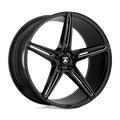 AB022 22X10.5 BLANK G-BLK MILL (108-127) by Asanti Black